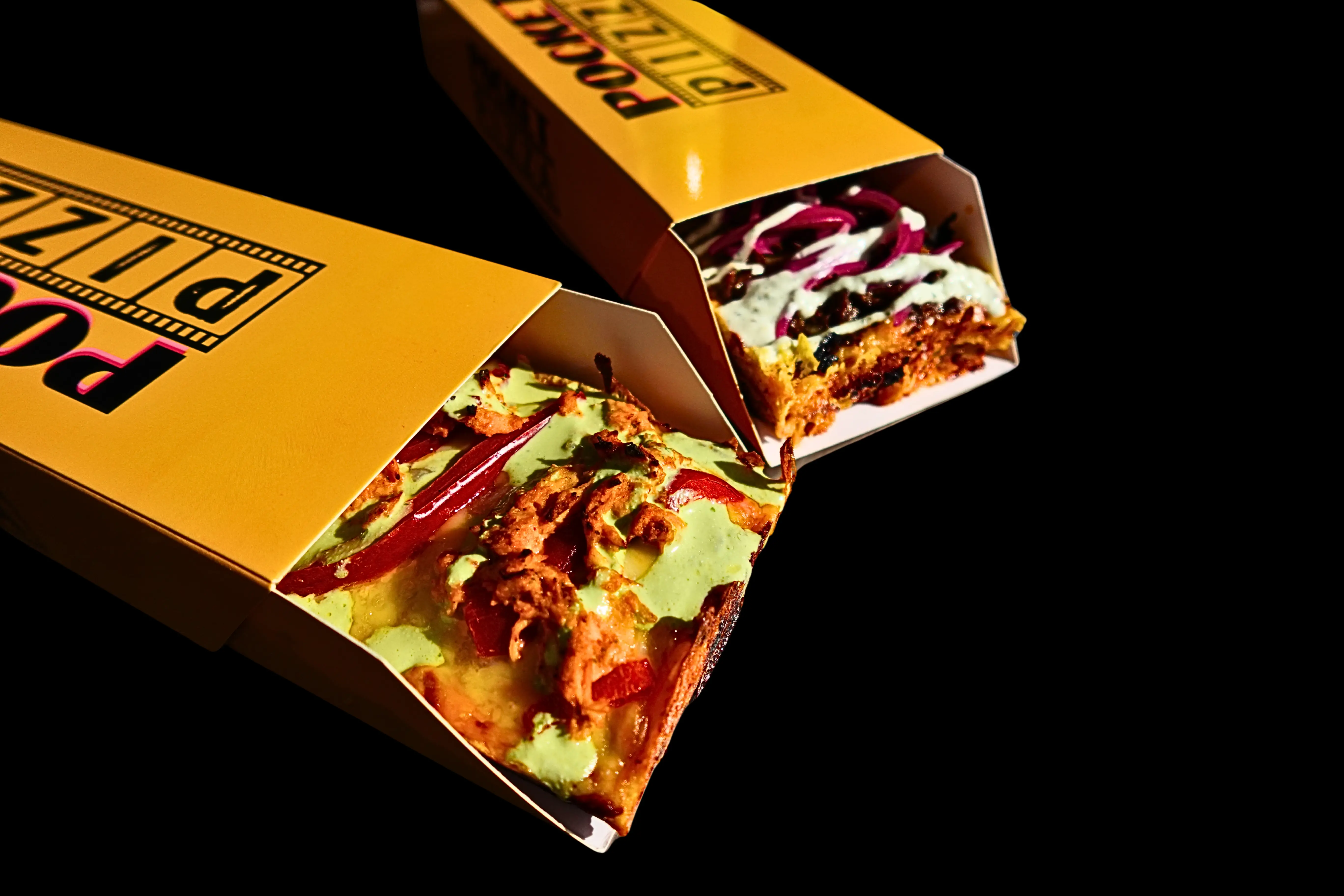 Pocket Pizza being made