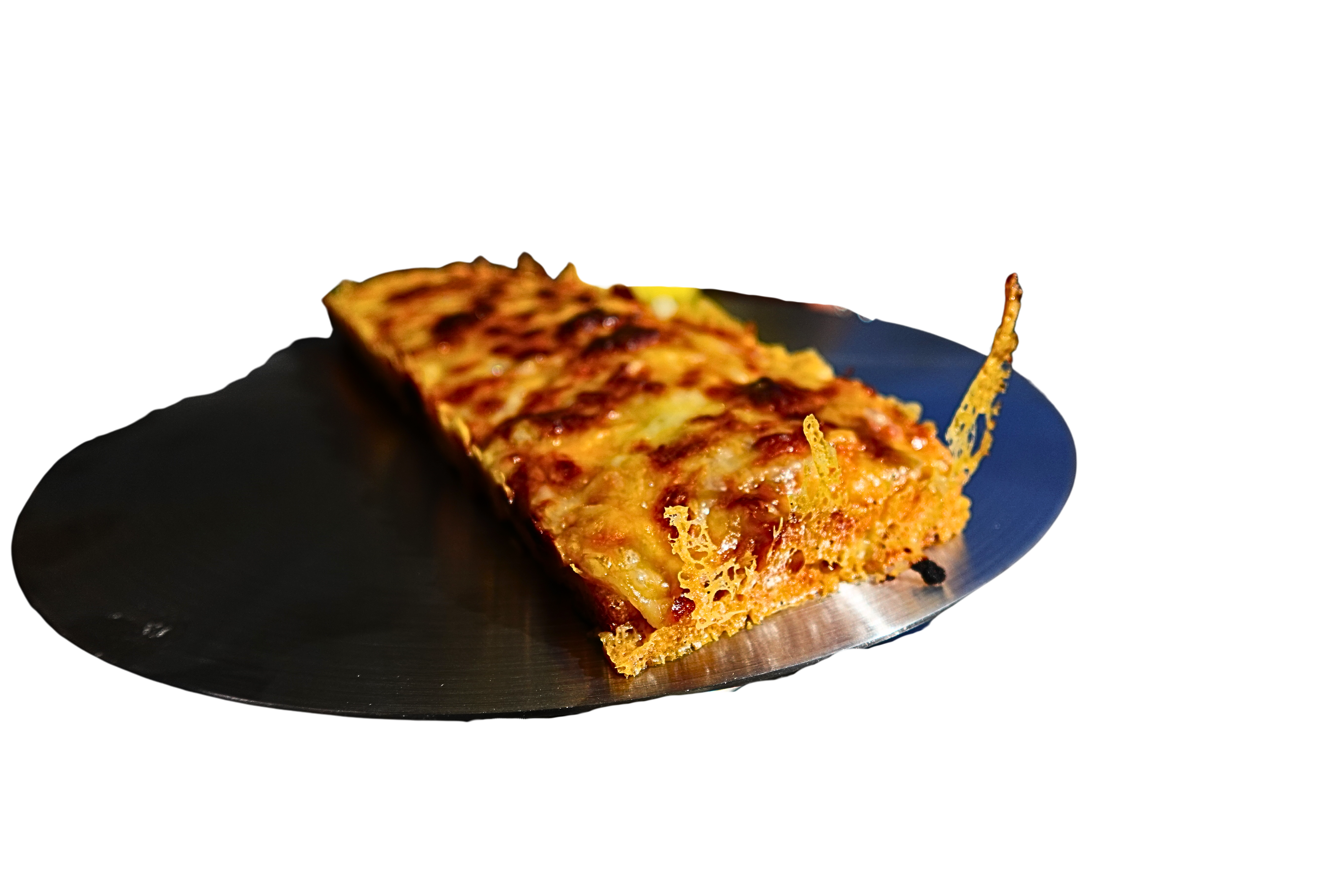 Despicable Cheese — four-cheese Detroit-Sicilian slice