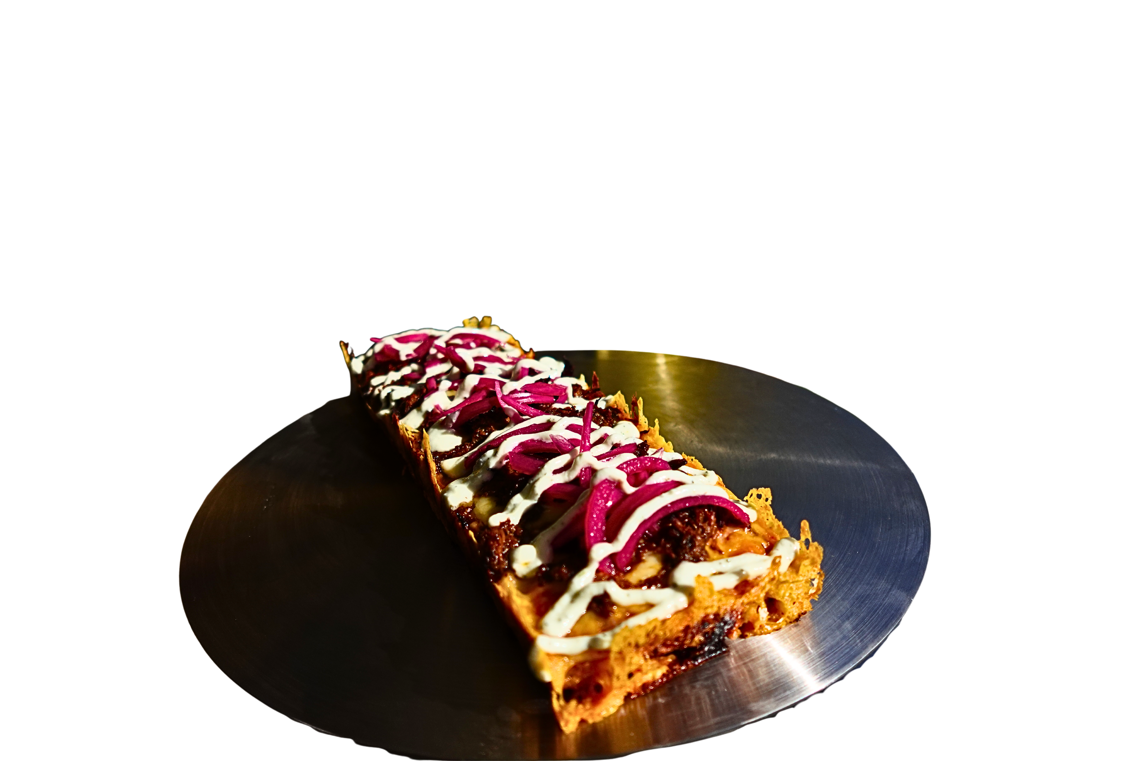 Pocket Pizza — The Mexican lamb birria Detroit-Sicilian slice